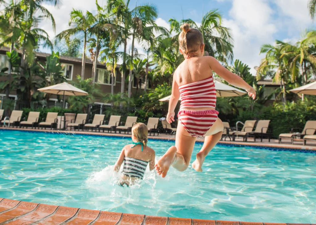 kids in the pool