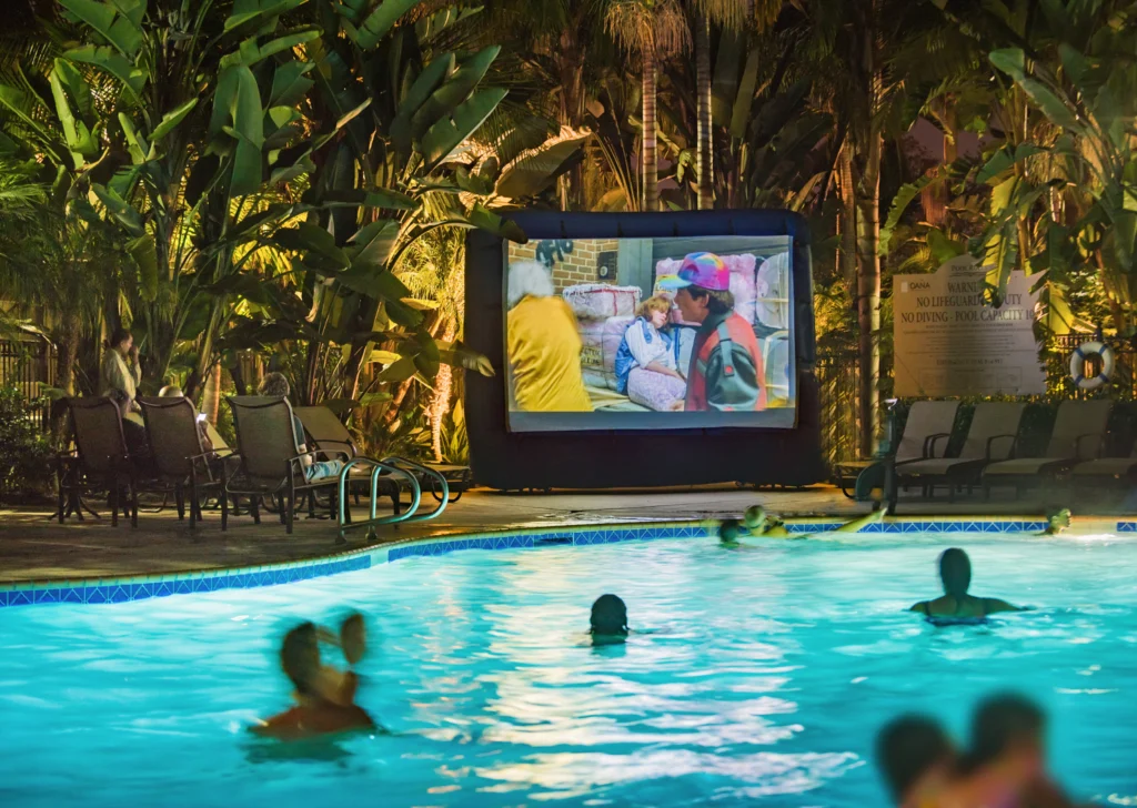 Dive-In Movies at Tropical Pool