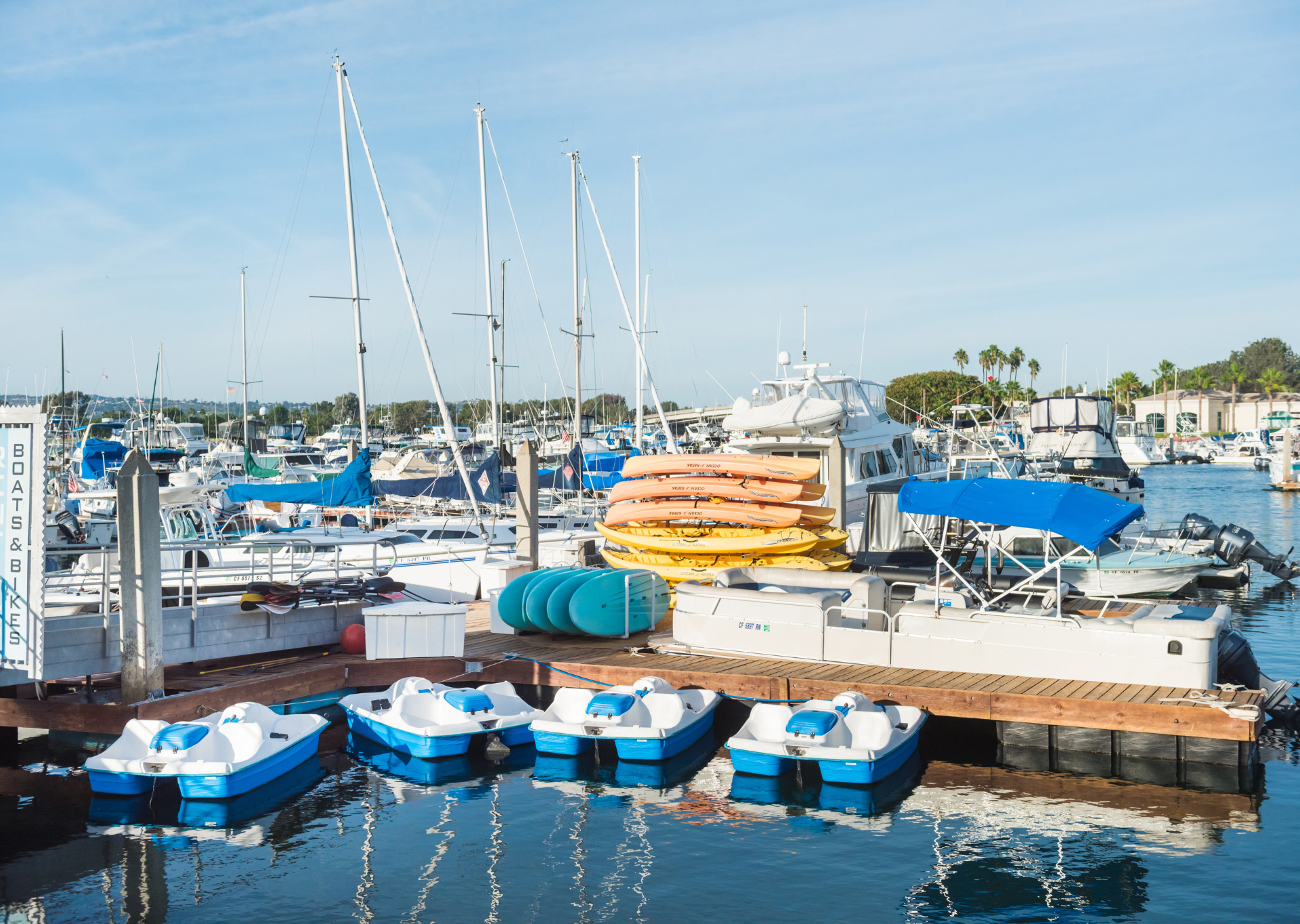 pedal boats