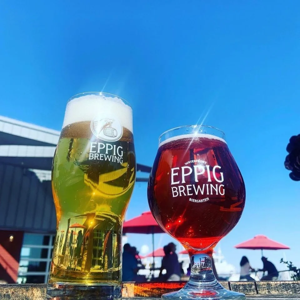 Two Eppig Brewing Glasses