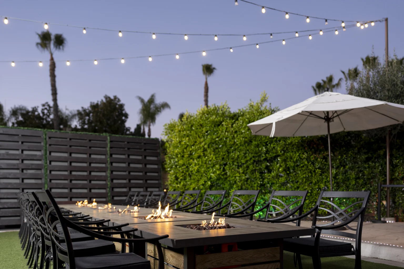 Outdoor firepits seating