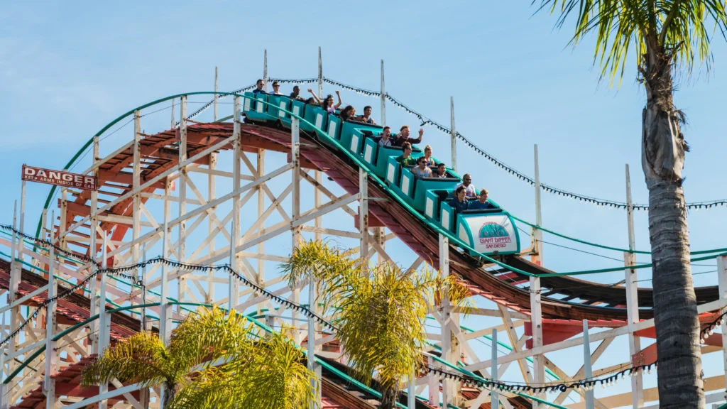 Belmont Park roller coaster