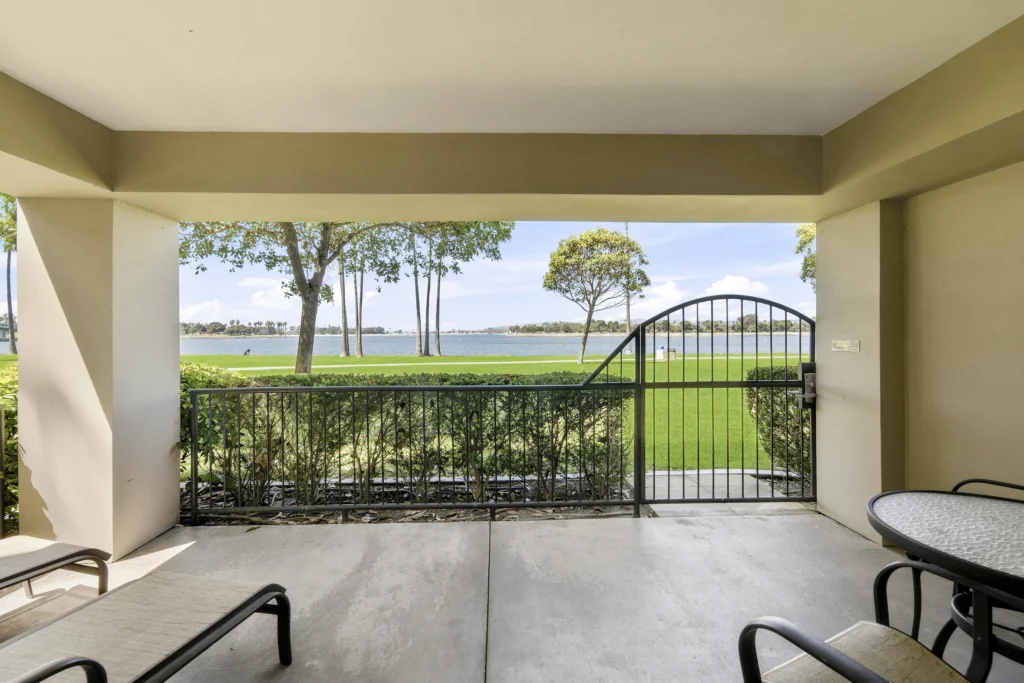 Balcony view in Bay View accessible Suite at The Dana on Mission Bay San Diego