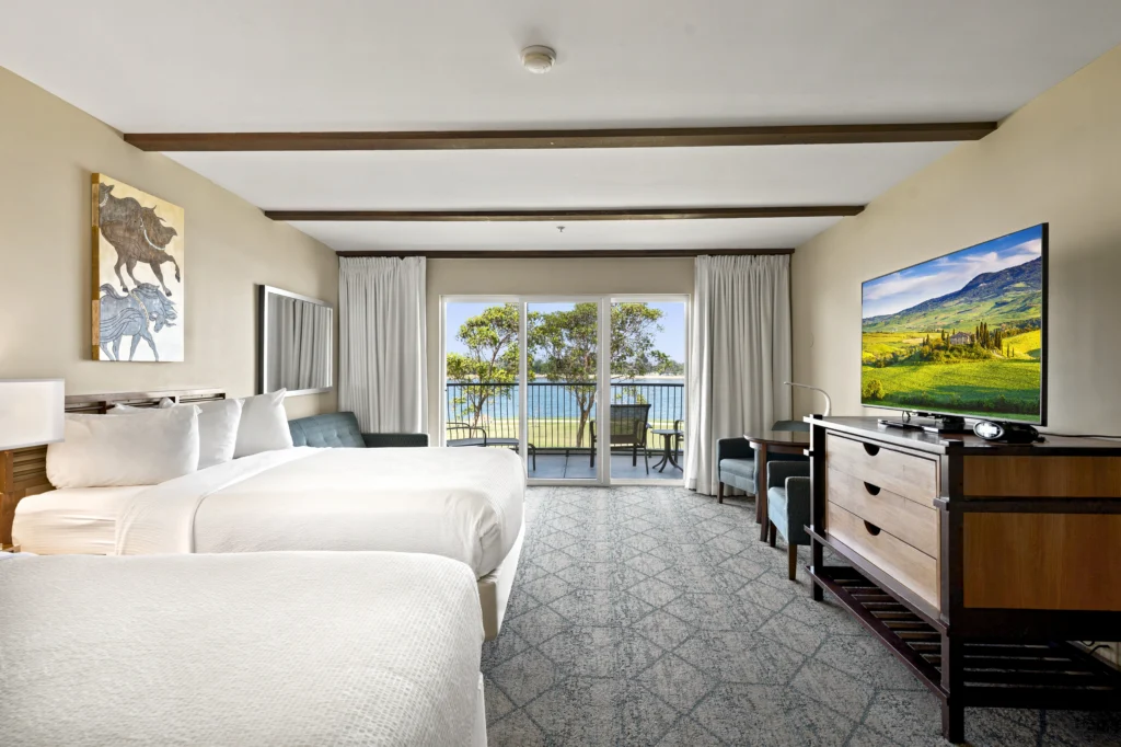View room with two queen beds in Bay View Queen Jr Suite at The Dana on Mission Bay San Diego