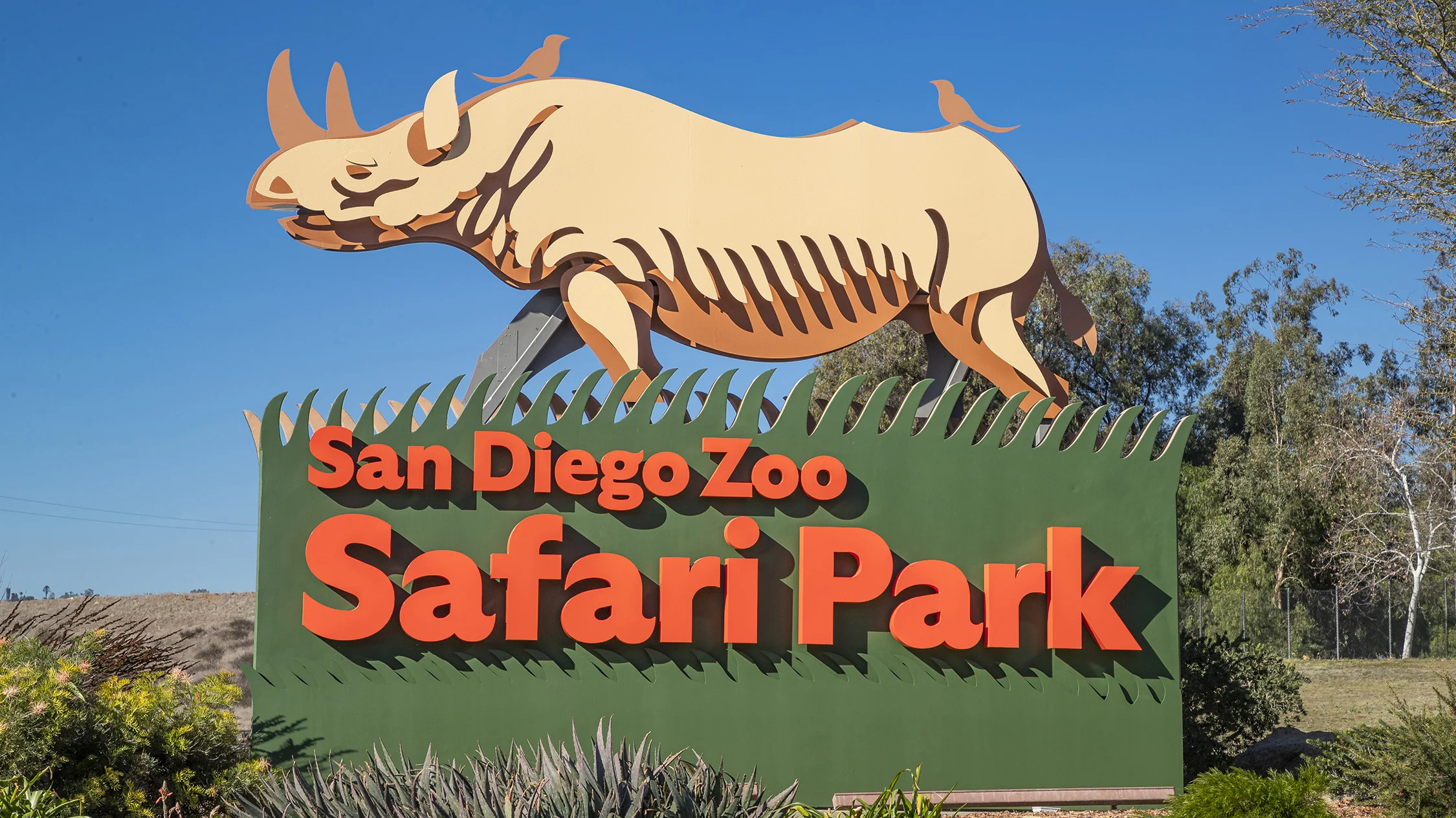 San Diego Safari Park Entrance Sign