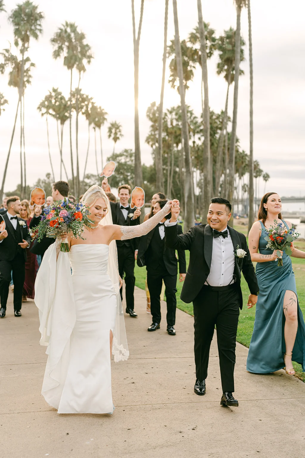 couple holding hands walking