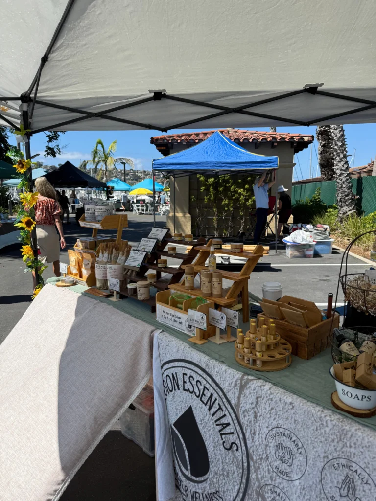 Shelter Island Farmers Market Booth