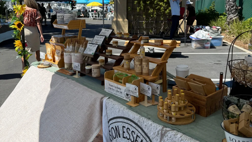 Shelter Island Farmers Market Booth 